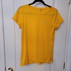 Under Armour Women's Bright Yellow Short Sleeve Tee